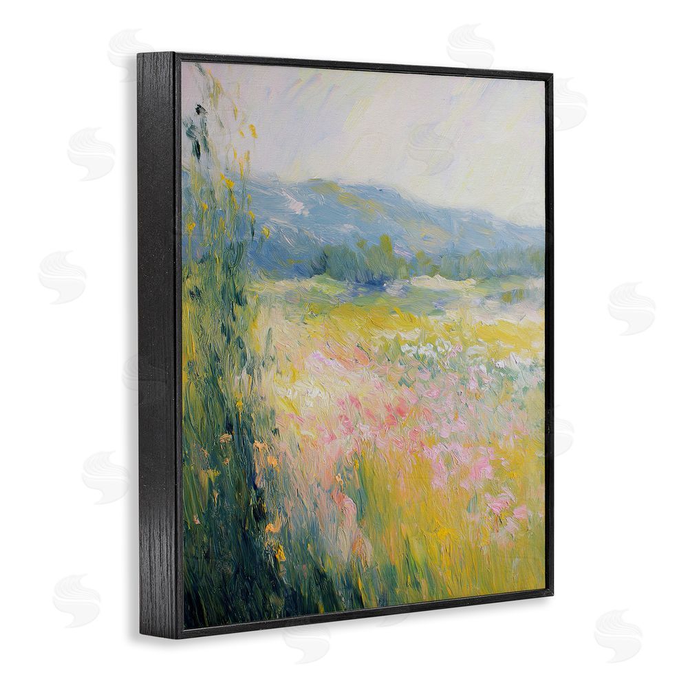 Svetlana Aleynikova Breeze Through The Blooms Black Framed Giclee Wall Art Print