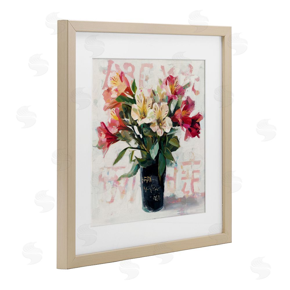 Svetlana Aleynikova Street Style Harmony Bouquet Birch Framed Print Under Glass Wall Art