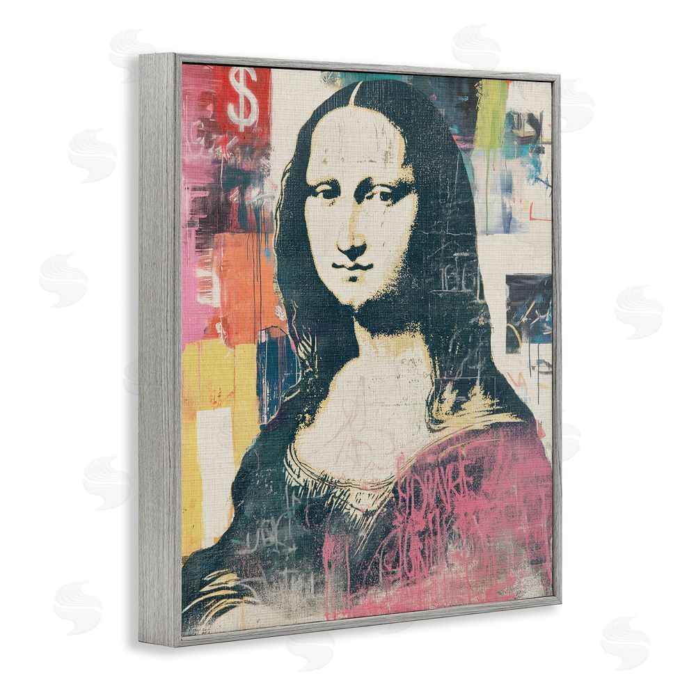 Svetlana Aleynikova Urban Renaissance Portrait Gray Framed Giclee Wall Art Print