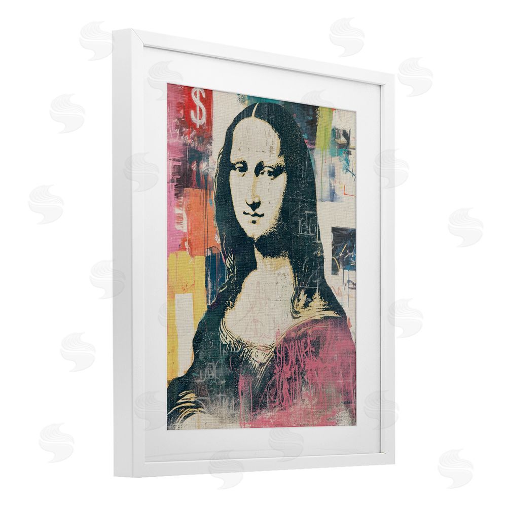 Svetlana Aleynikova Urban Renaissance Portrait White Framed Print Under Glass Wall Art