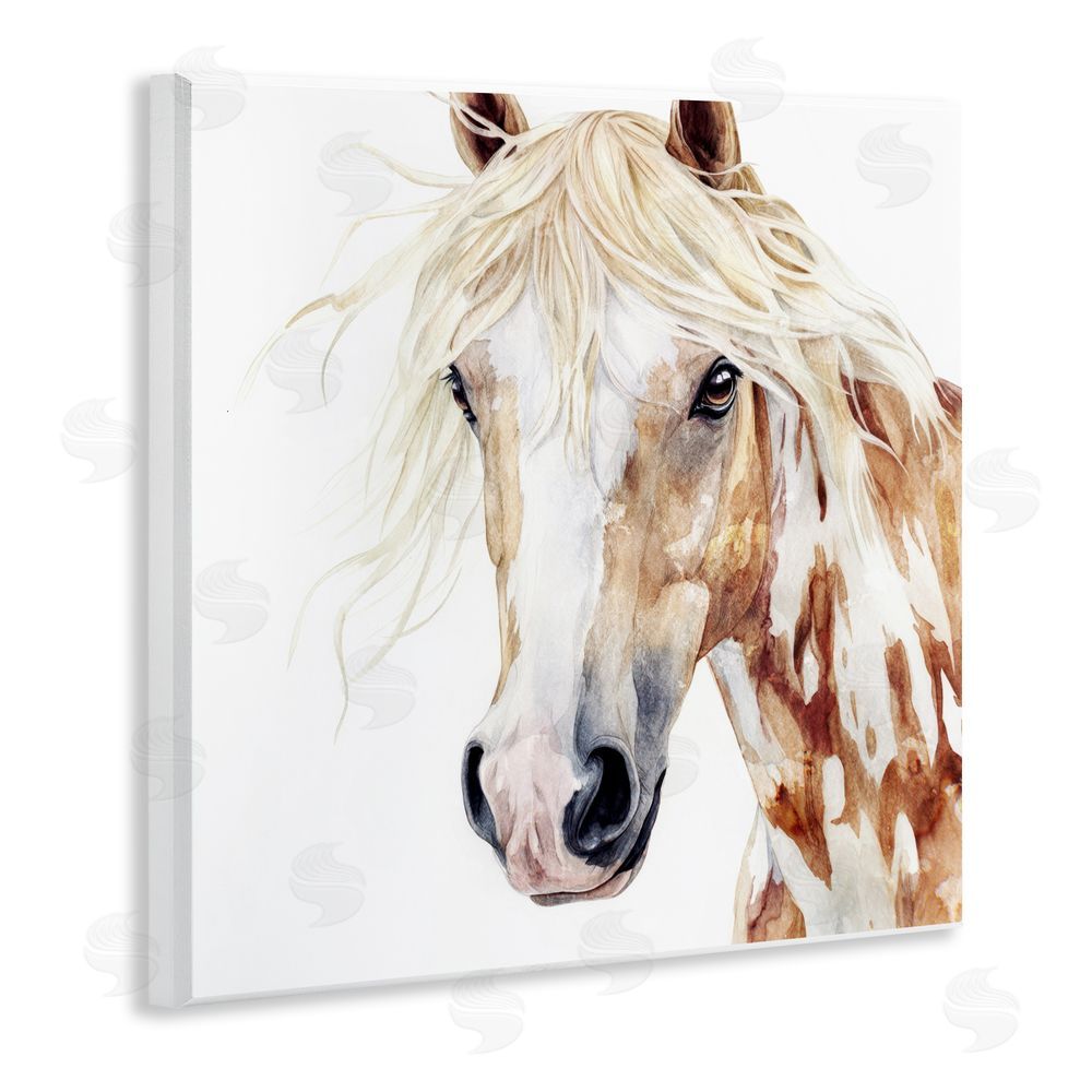 Svetlana Aleynikova Majestic Mane Spotted Horse Wall Plaque Art Print