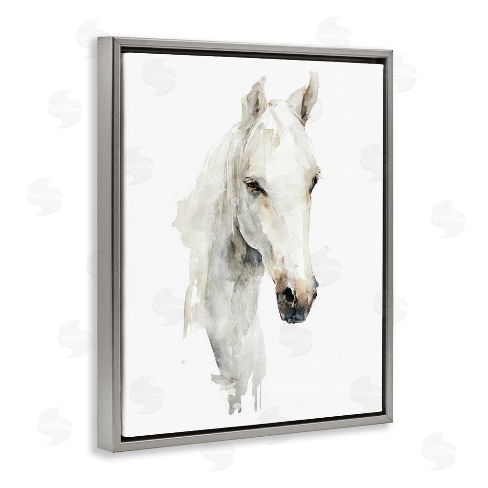 Svetlana Aleynikova Soul Of The Prairie Gray Floating Frame Canvas Wall Art Print