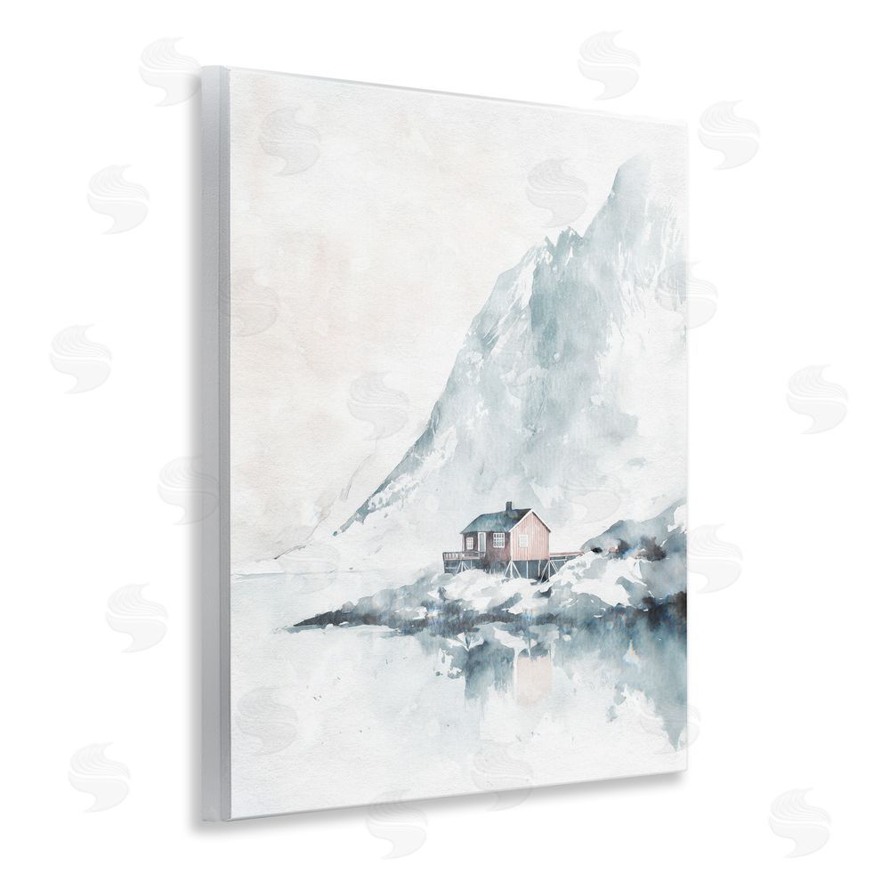 Svetlana Aleynikova Snow Shelter Watercolor Wall Plaque Art Print