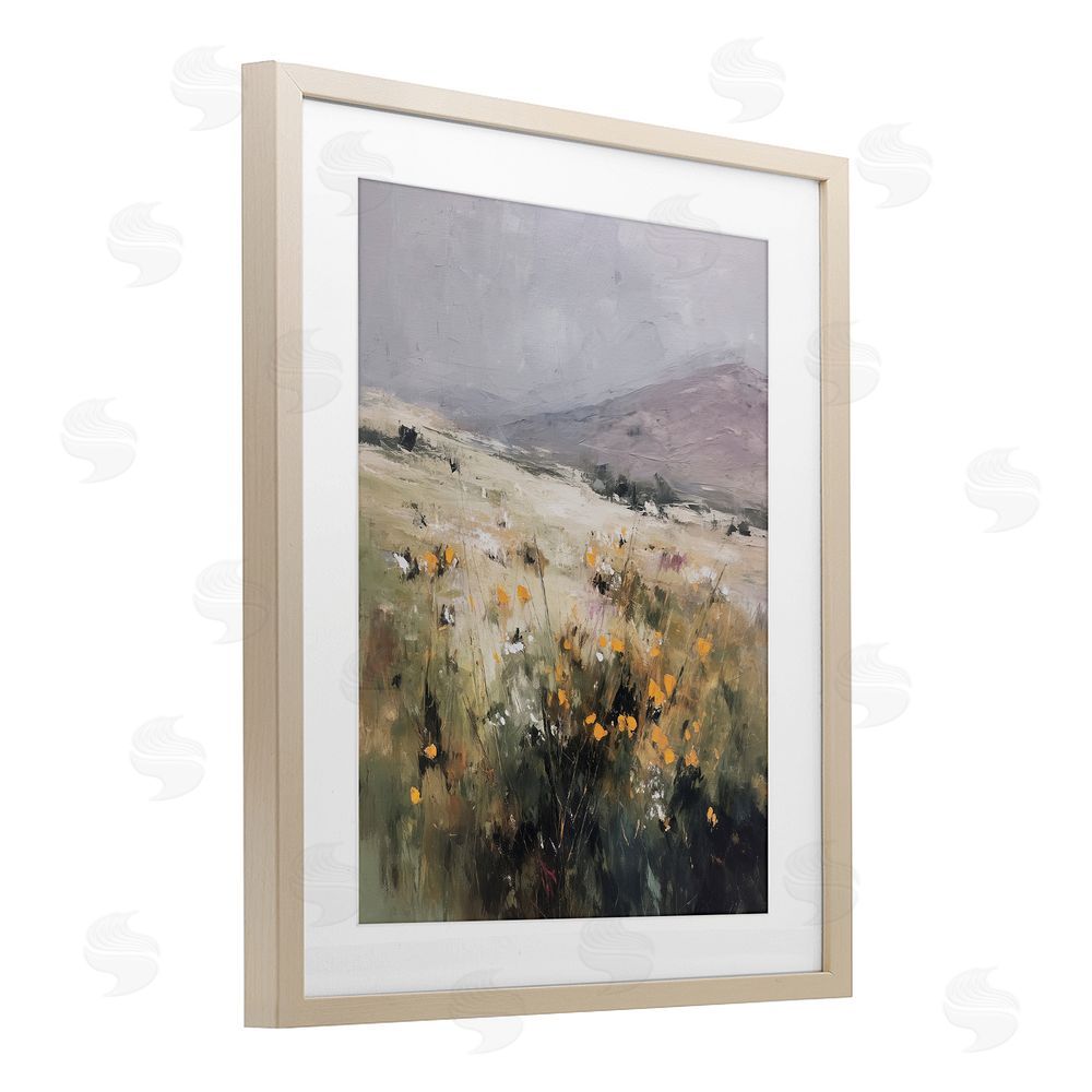 Svetlana Aleynikova Verdant Dreams Landscape Birch Framed Print Under Glass Wall Art