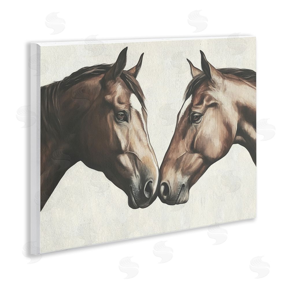 Svetlana Aleynikova Equine Companions Pair Wall Plaque Art Print