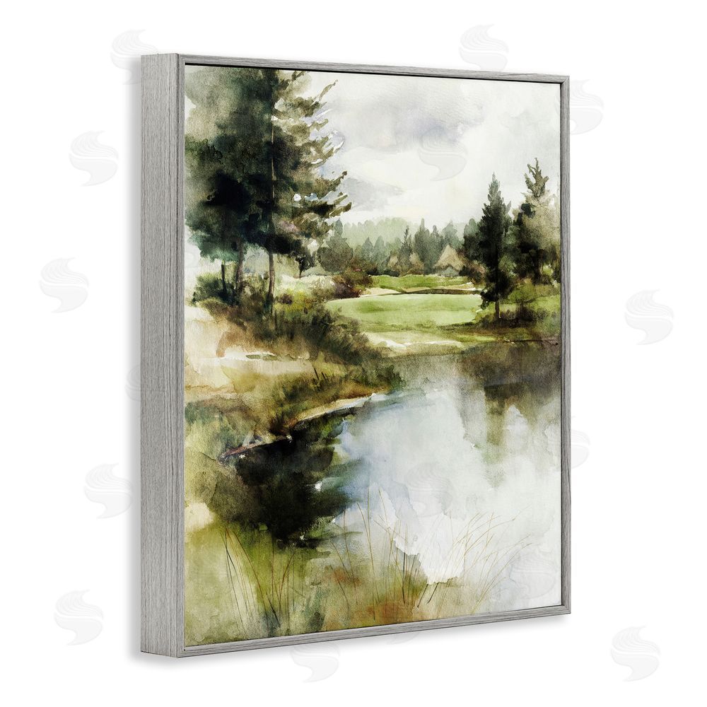 Svetlana Aleynikova The Secret Grove Gray Framed Giclee Wall Art Print