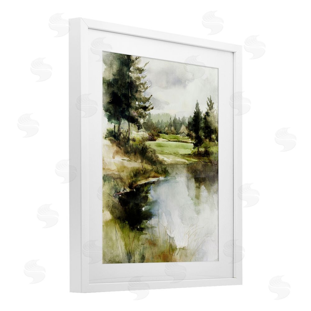 Svetlana Aleynikova The Secret Grove White Framed Print Under Glass Wall Art