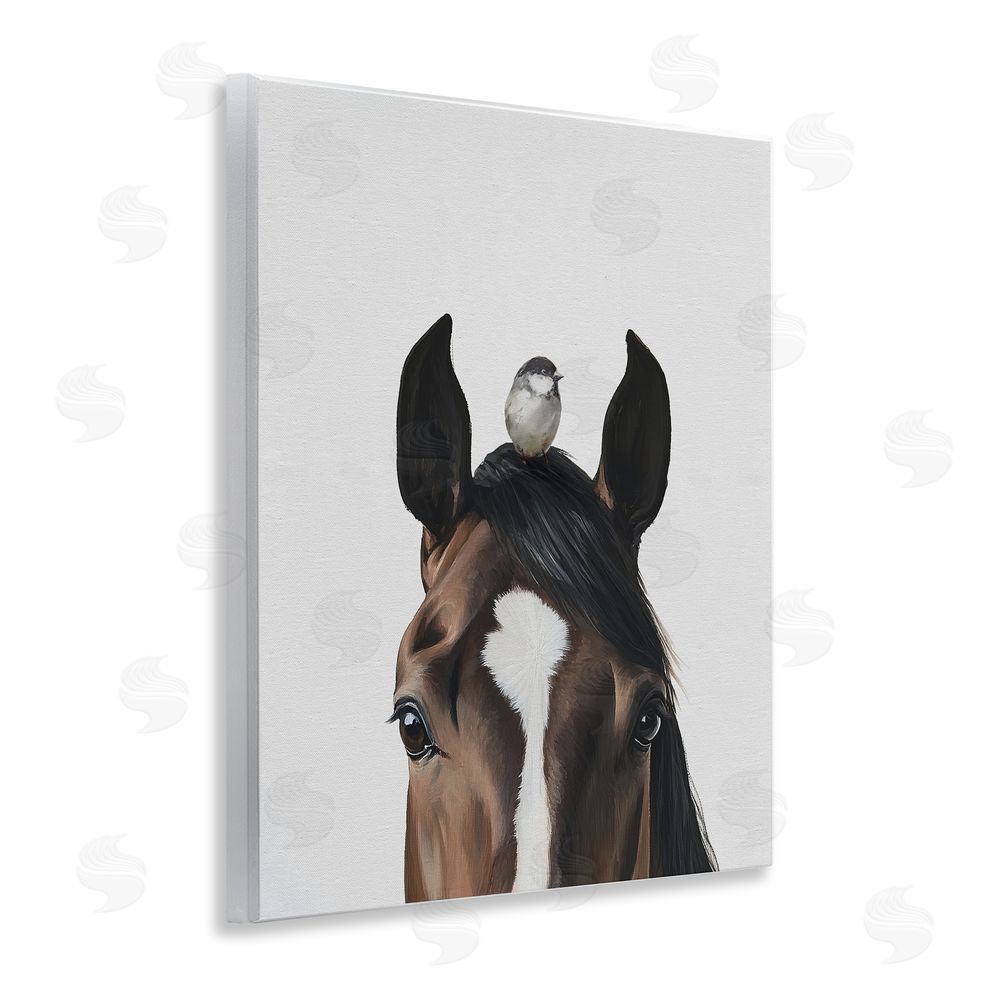 Svetlana Aleynikova Quiet Companion Horse & Bird Wall Plaque Art Print