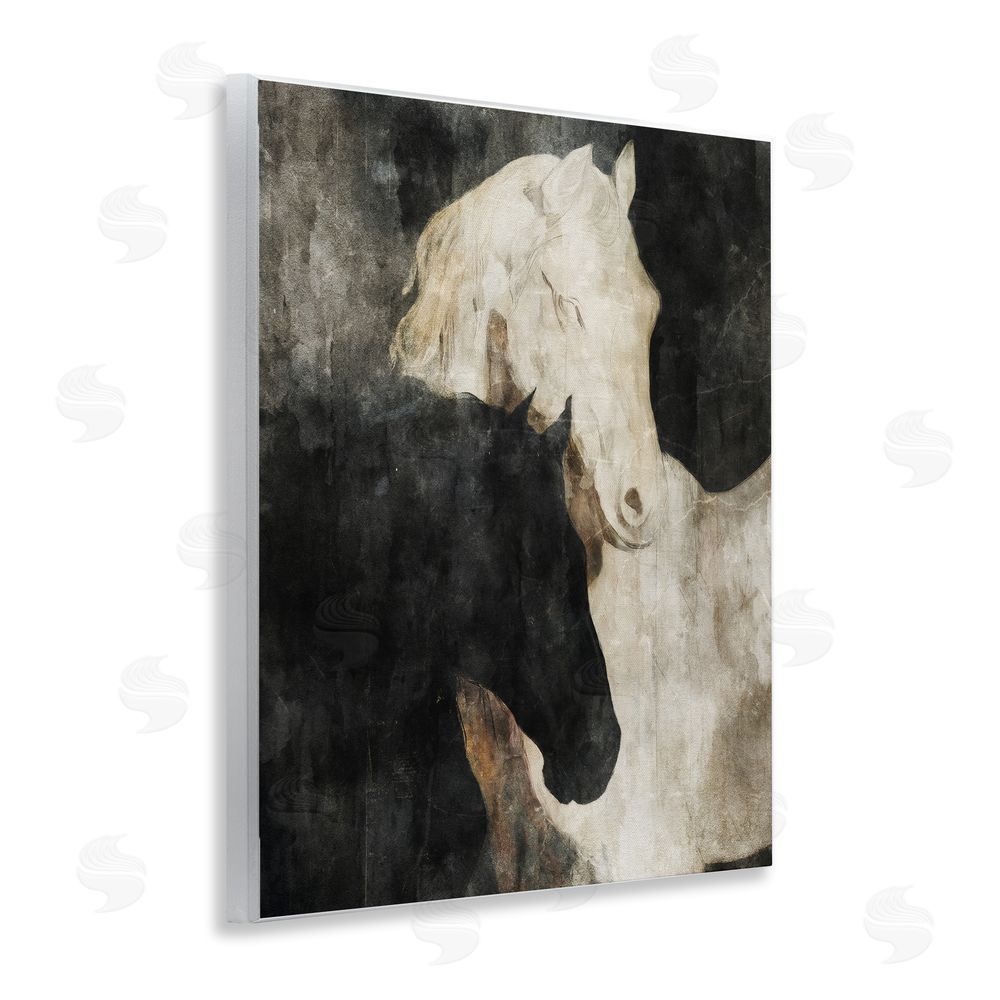 Svetlana Aleynikova Dual Spirit Horses Wall Plaque Art Print