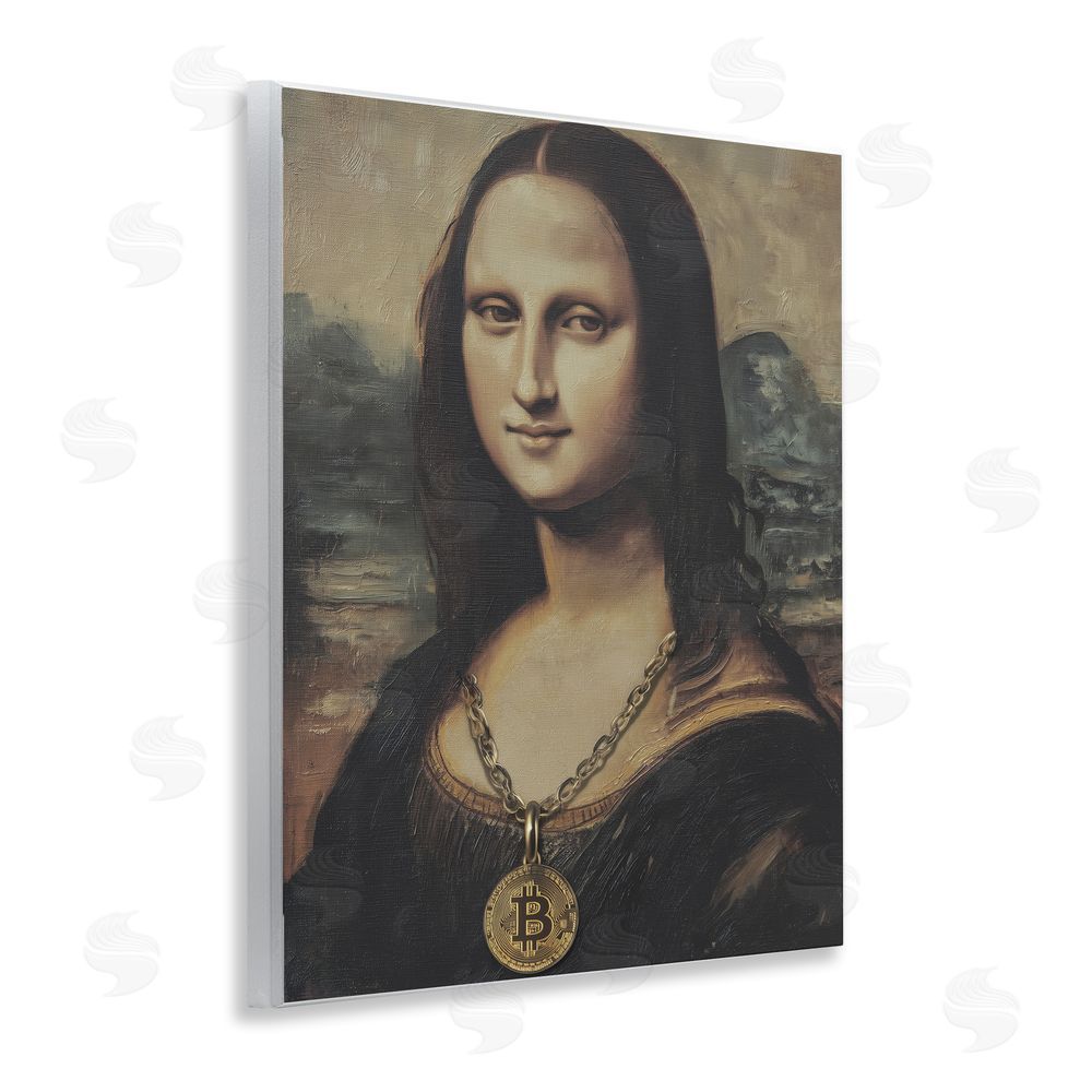 Svetlana Aleynikova Iconic Bitcoin Smile Classic Wall Plaque Art Print