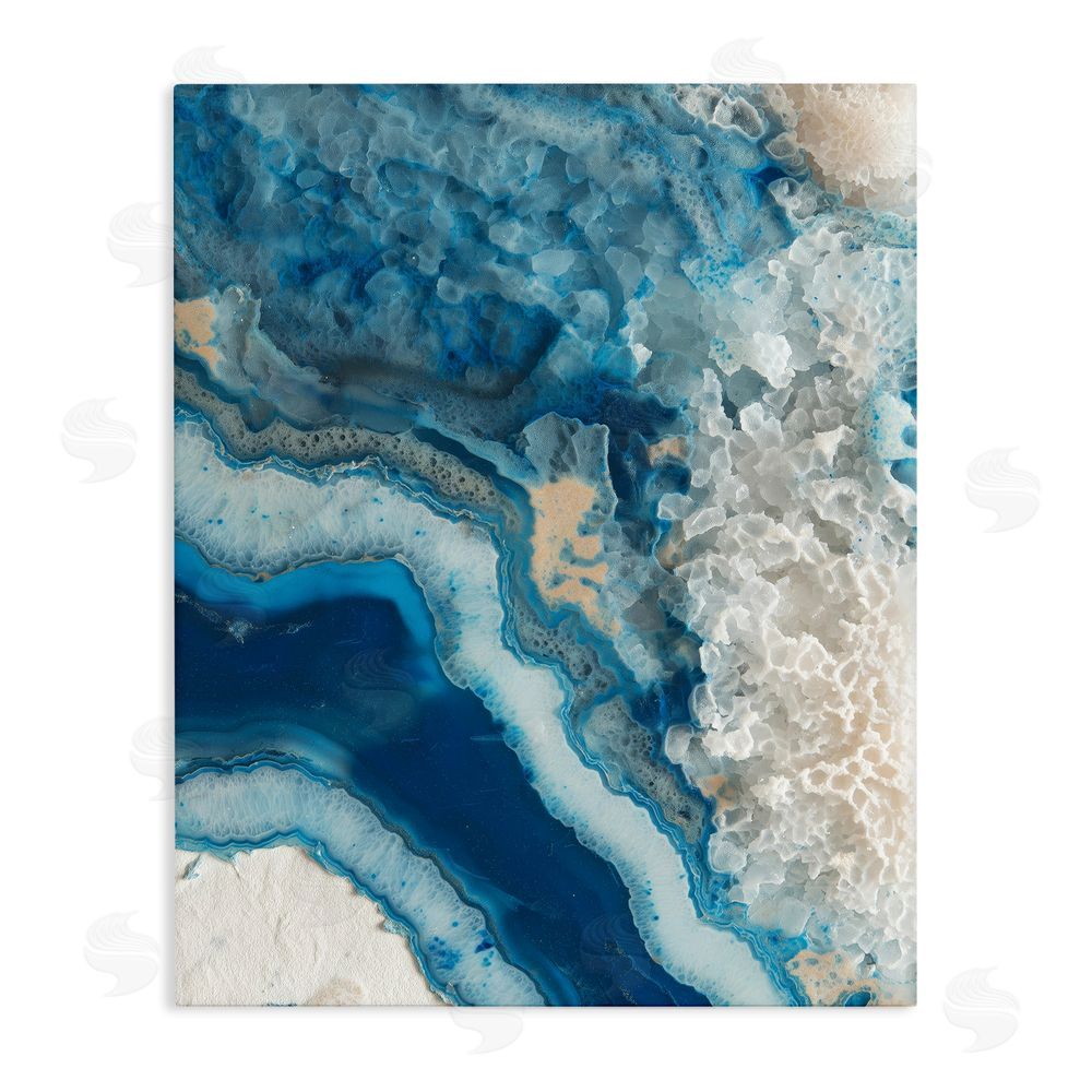 Svetlana Aleynikova Ocean's Minerals Flow Stretched Canvas Wall Art Print