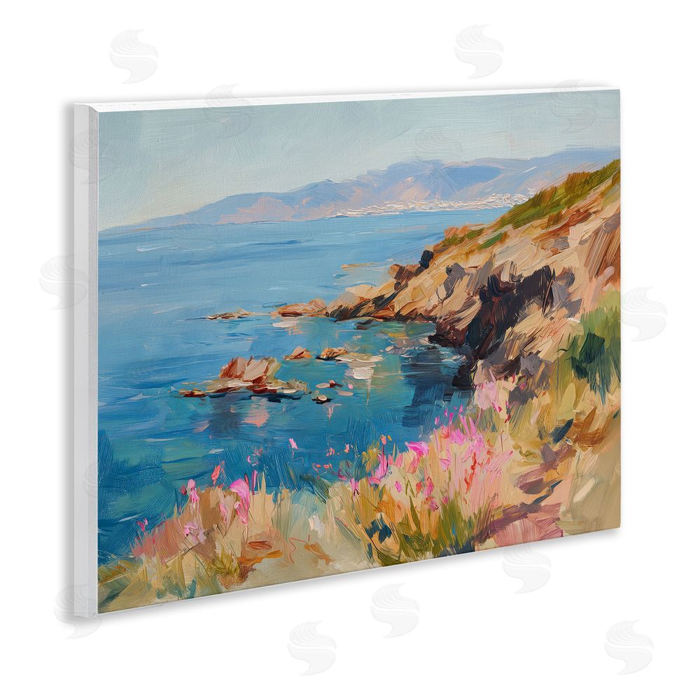Svetlana Aleynikova Where Mountains Meet Sea Wall Plaque Art Print
