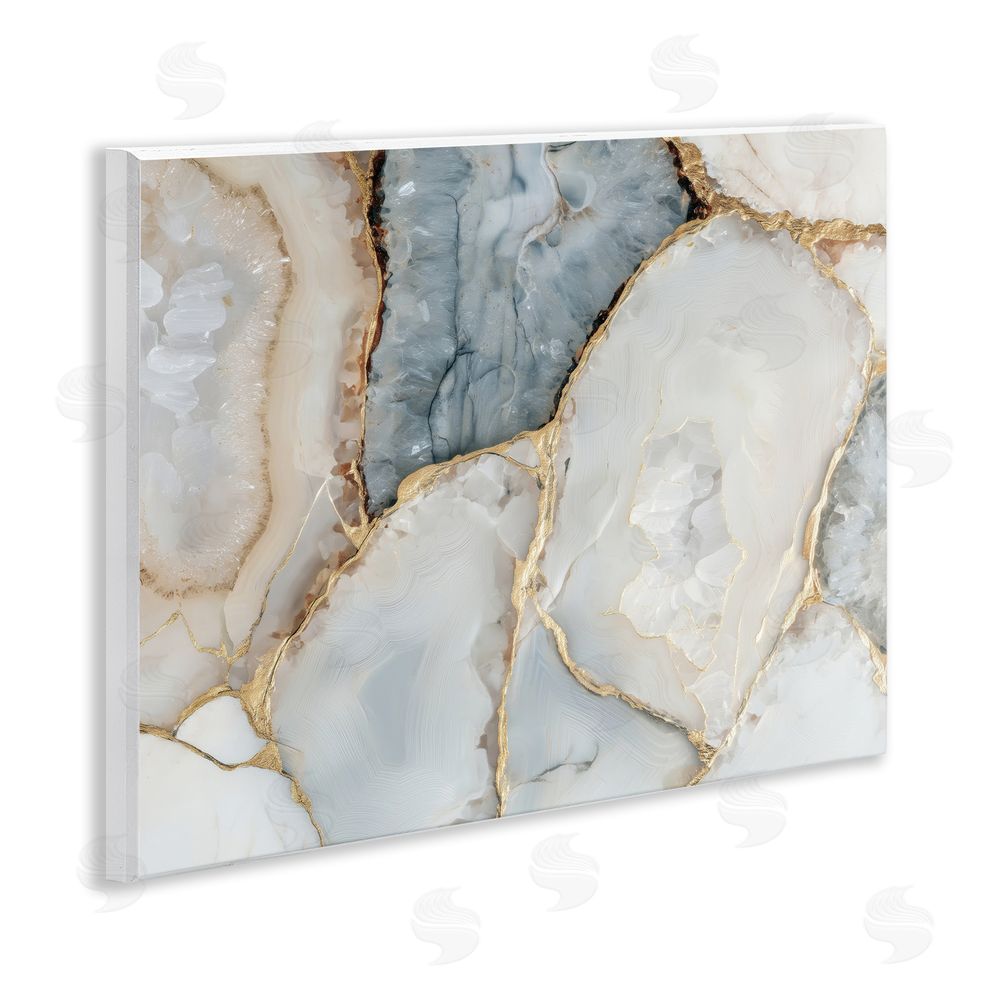 Svetlana Aleynikova Golden Vein Quartz Wall Plaque Art Print