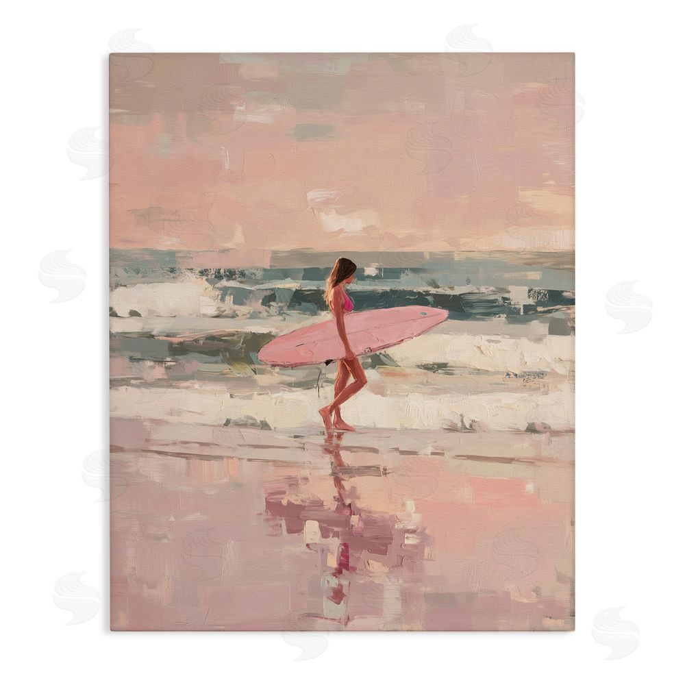 Svetlana Aleynikova Rider Of The Waves Stretched Canvas Wall Art Print