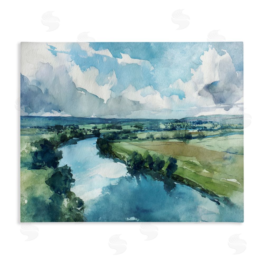 Svetlana Aleynikova In The Wild Flow Stretched Canvas Wall Art Print