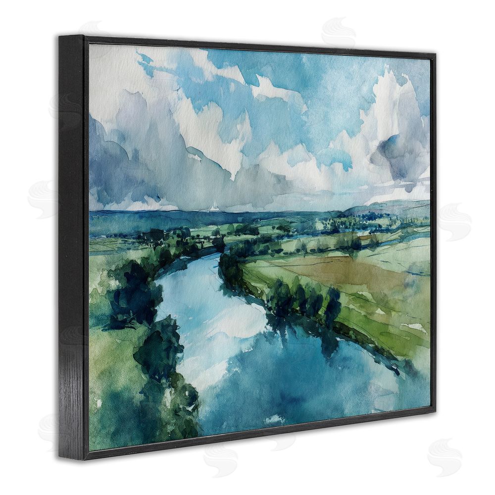 Svetlana Aleynikova In The Wild Flow Black Framed Giclee Wall Art Print