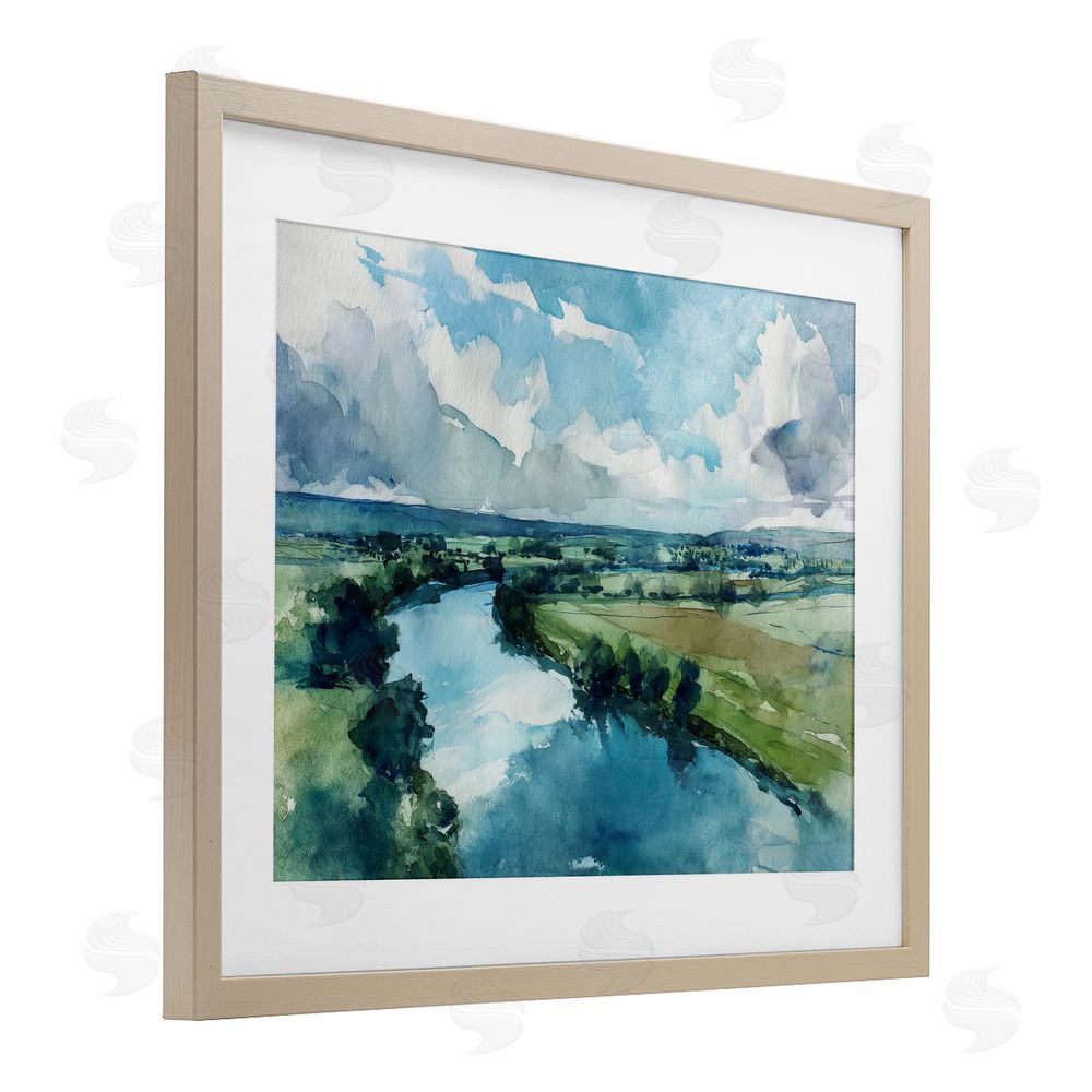 Svetlana Aleynikova In The Wild Flow Birch Framed Print Under Glass Wall Art