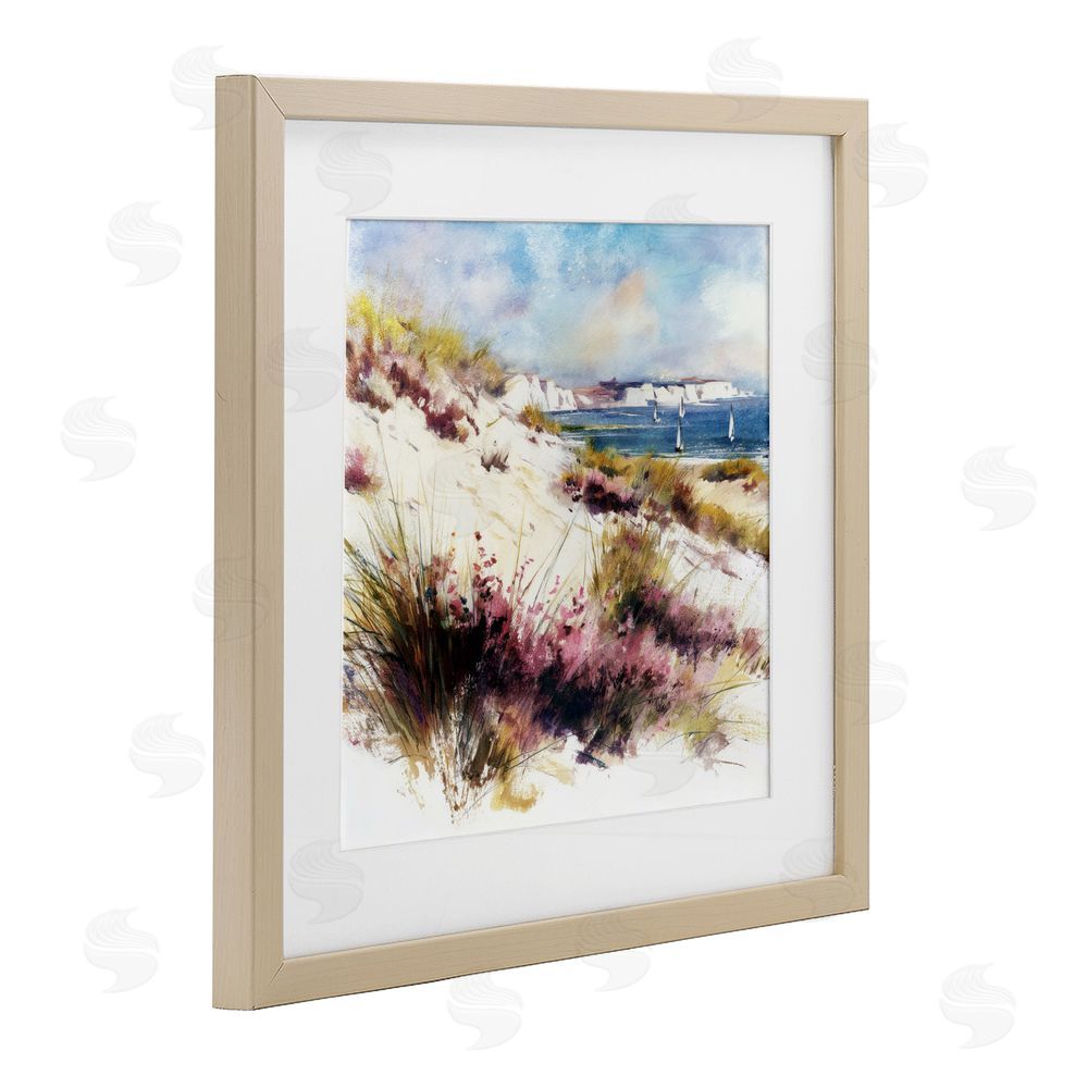 Svetlana Aleynikova Cliffs And Waters View Birch Framed Print Under Glass Wall Art