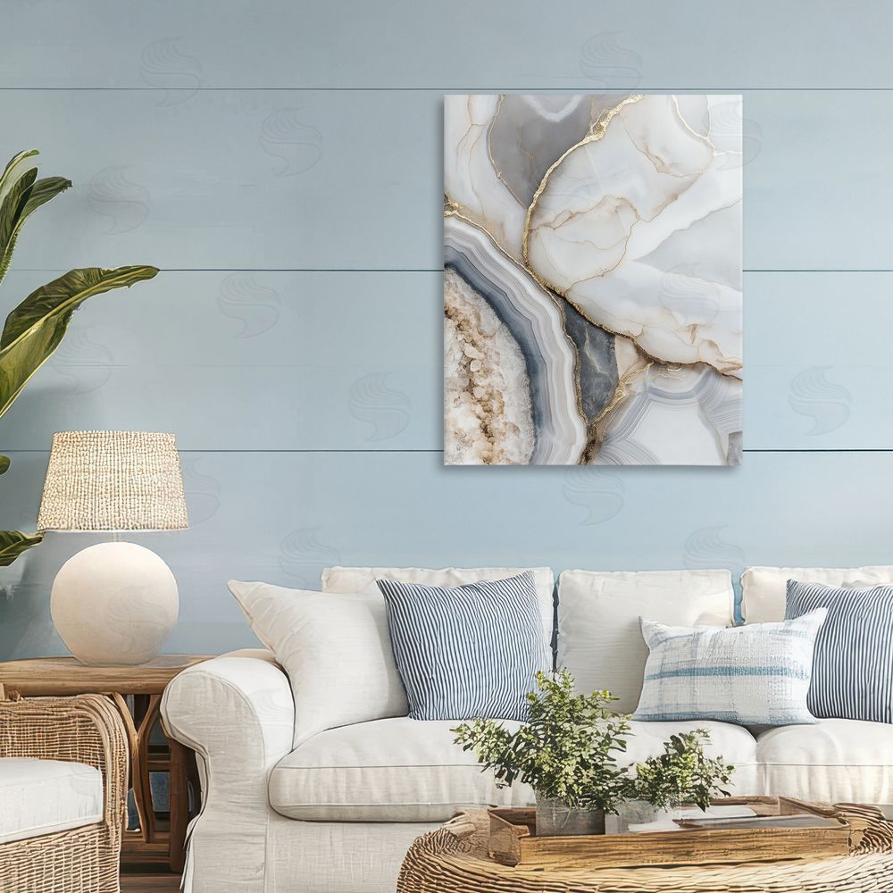 Svetlana Aleynikova Mineral Elegance Granite Canvas Wall Art Print in Room