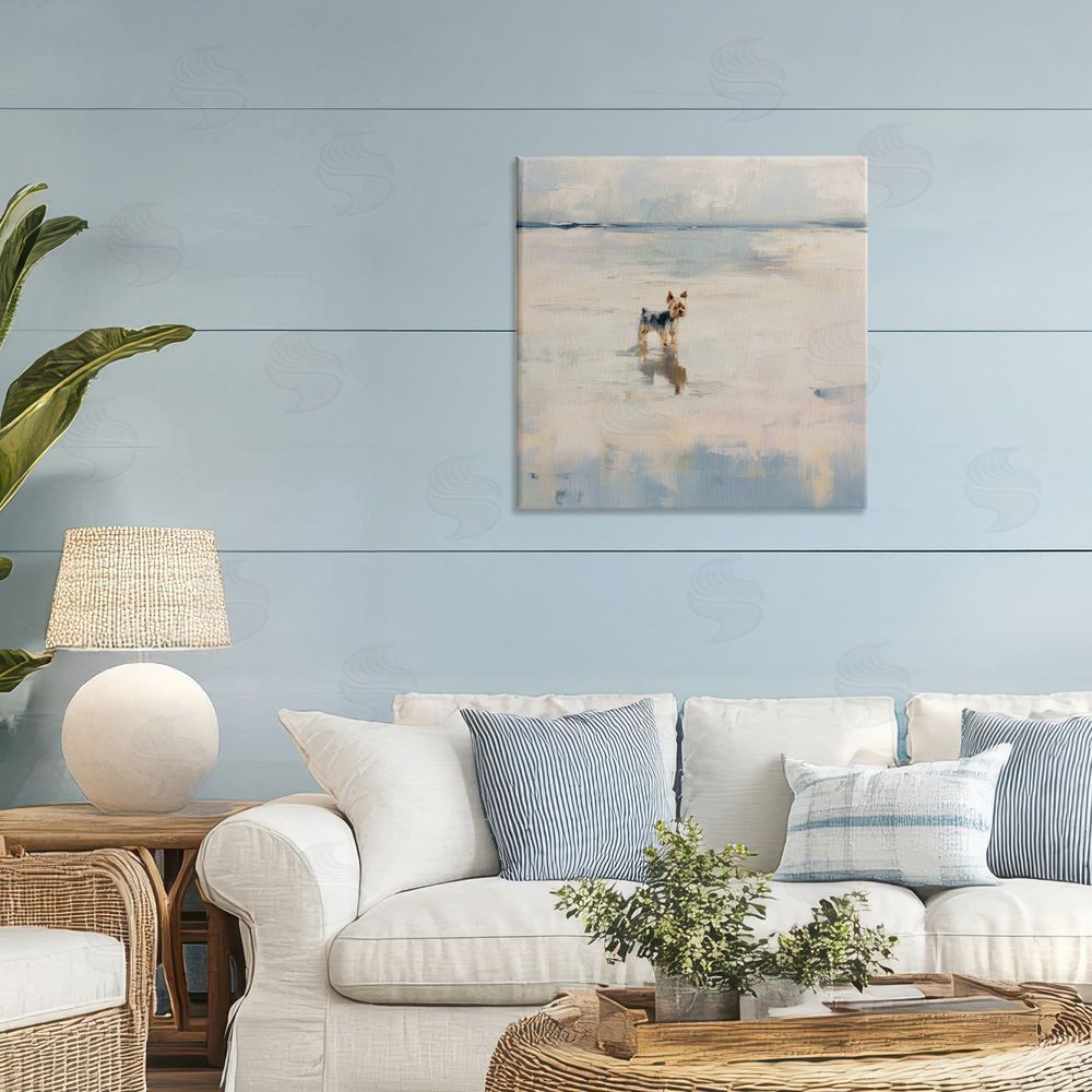 Svetlana Aleynikova Quiet Moment By The Sea Canvas Wall Art Print in Room