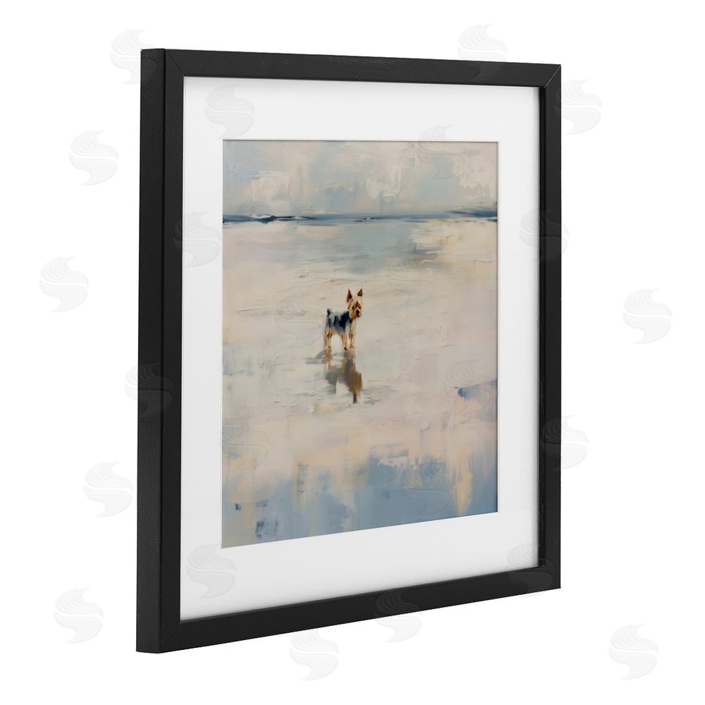 Svetlana Aleynikova Quiet Moment By The Sea Black Framed Print Under Glass Wall Art