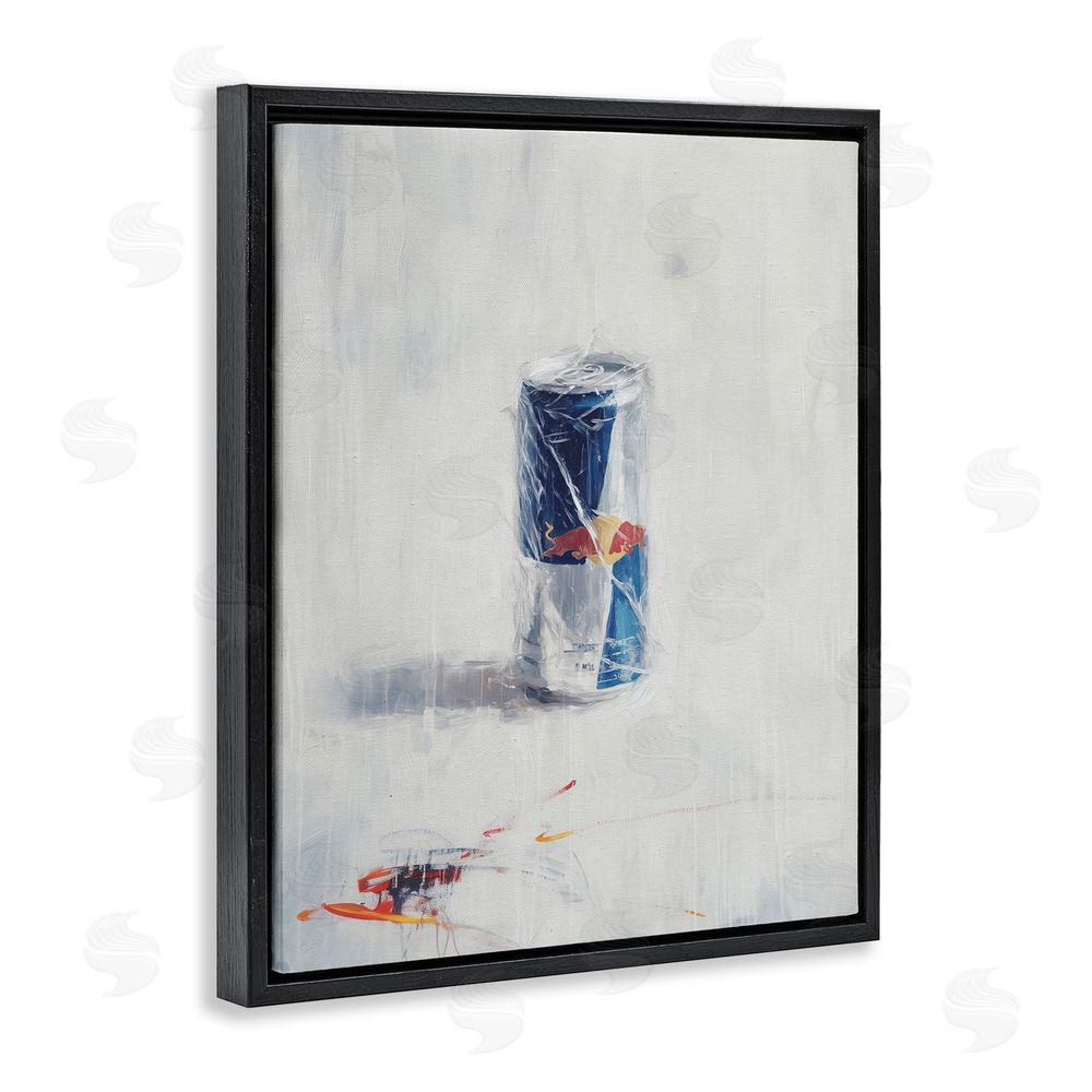 Svetlana Aleynikova Creative Energy Drink Black Floating Frame Canvas Wall Art Print