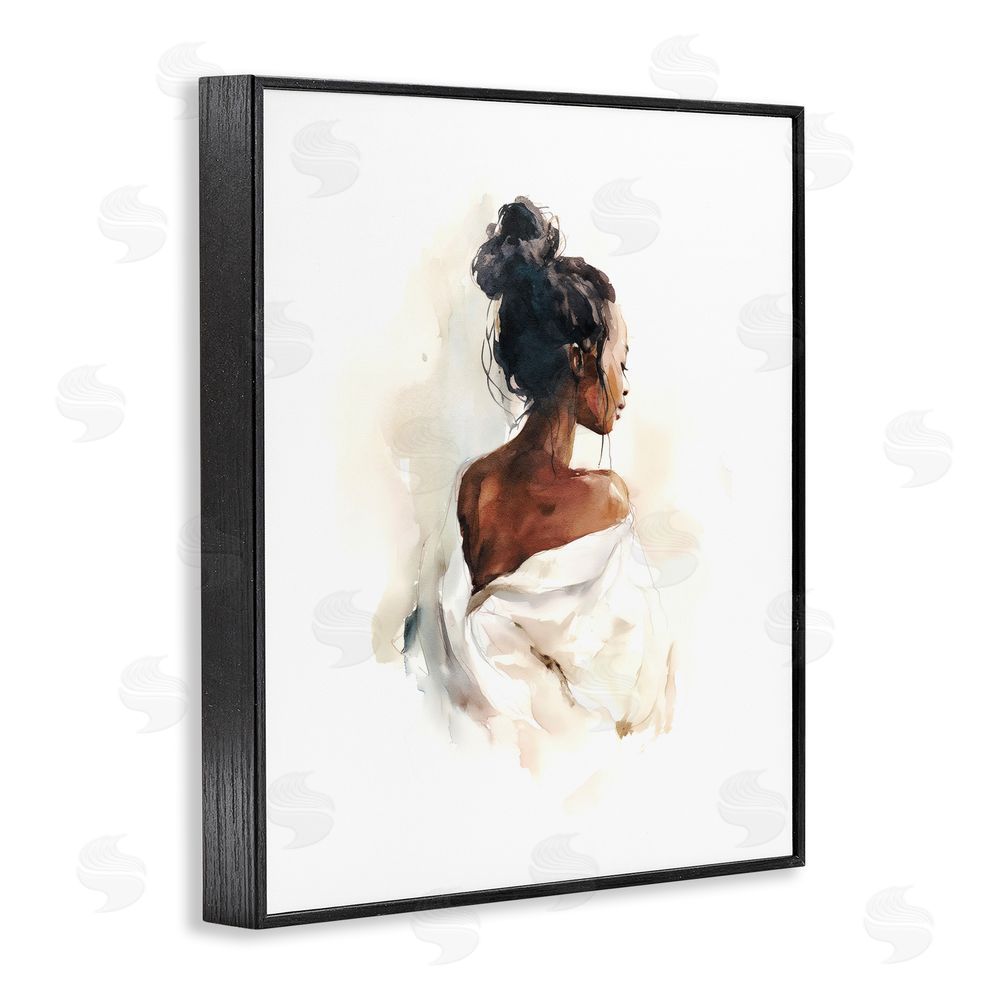 Svetlana Aleynikova Chic From Behind Black Framed Giclee Wall Art Print