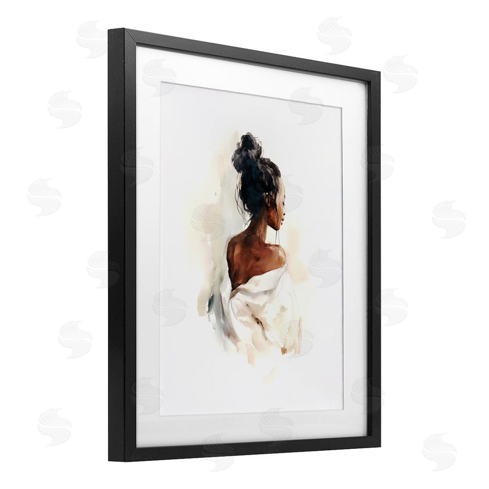 Svetlana Aleynikova Chic From Behind Black Framed Print Under Glass Wall Art