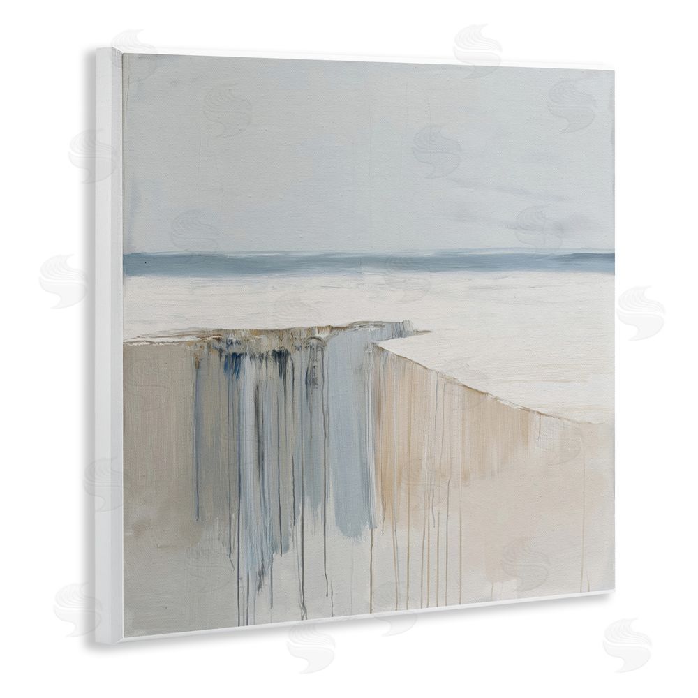 Svetlana Aleynikova Precipice Neutral Abstraction Wall Plaque Art Print