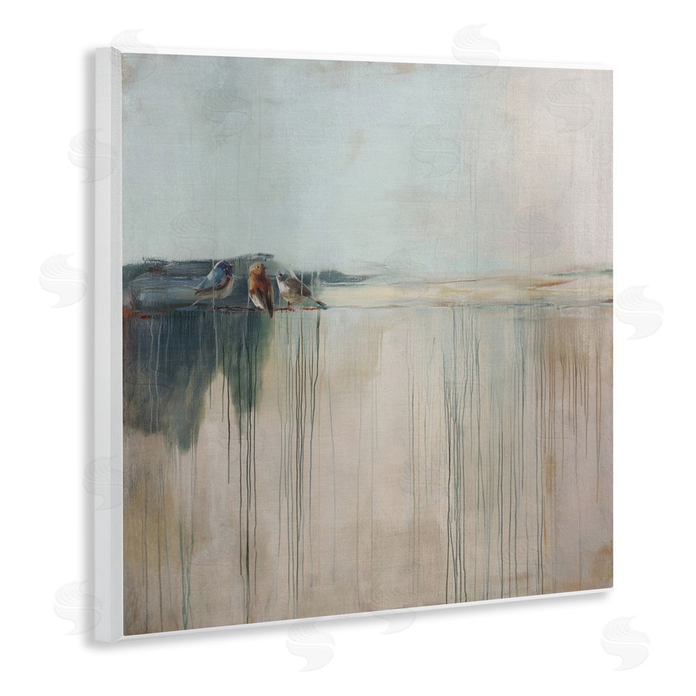 Svetlana Aleynikova Drips And Feathers Abstract Wall Plaque Art Print