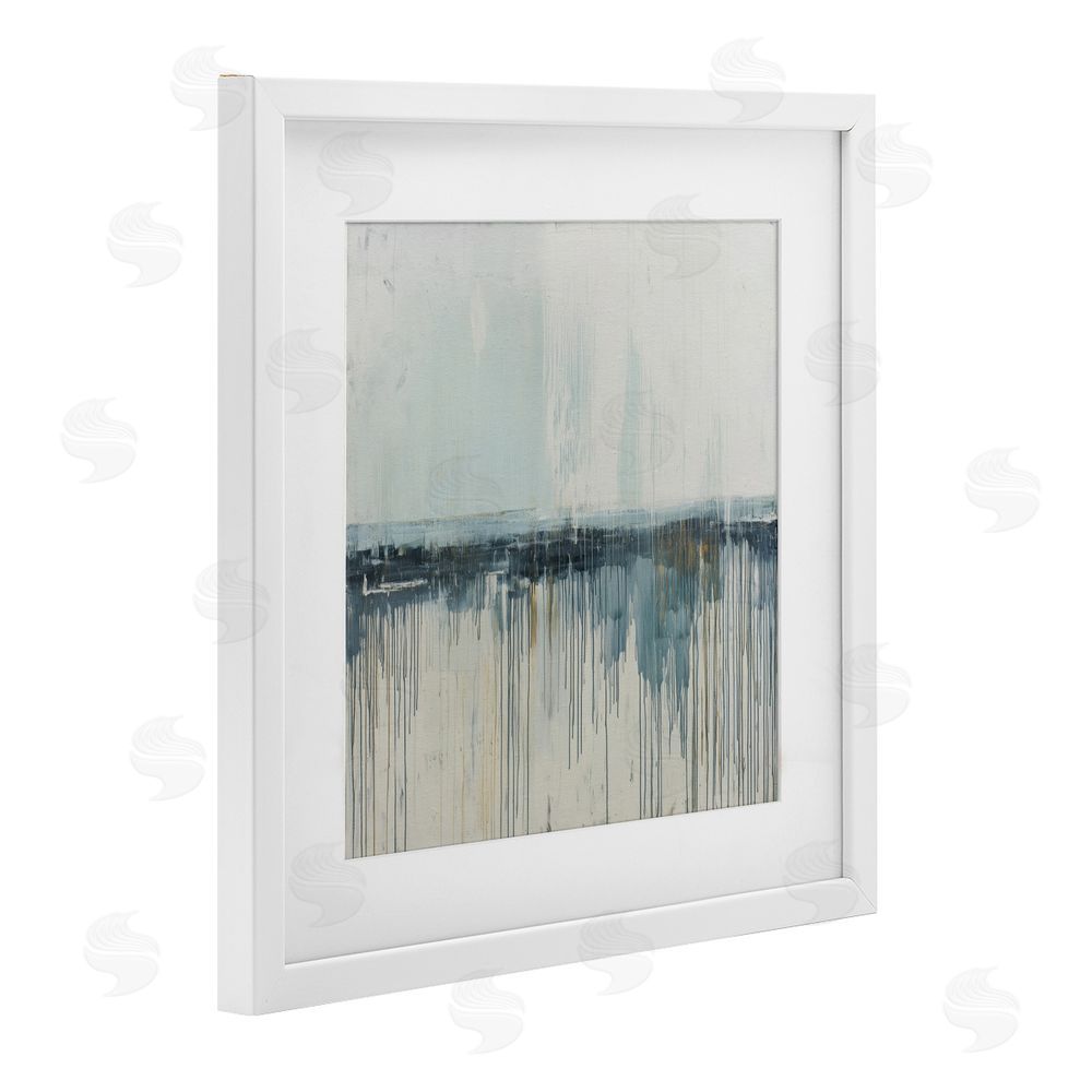 Svetlana Aleynikova Acrylic Drift Abstract White Framed Print Under Glass Wall Art