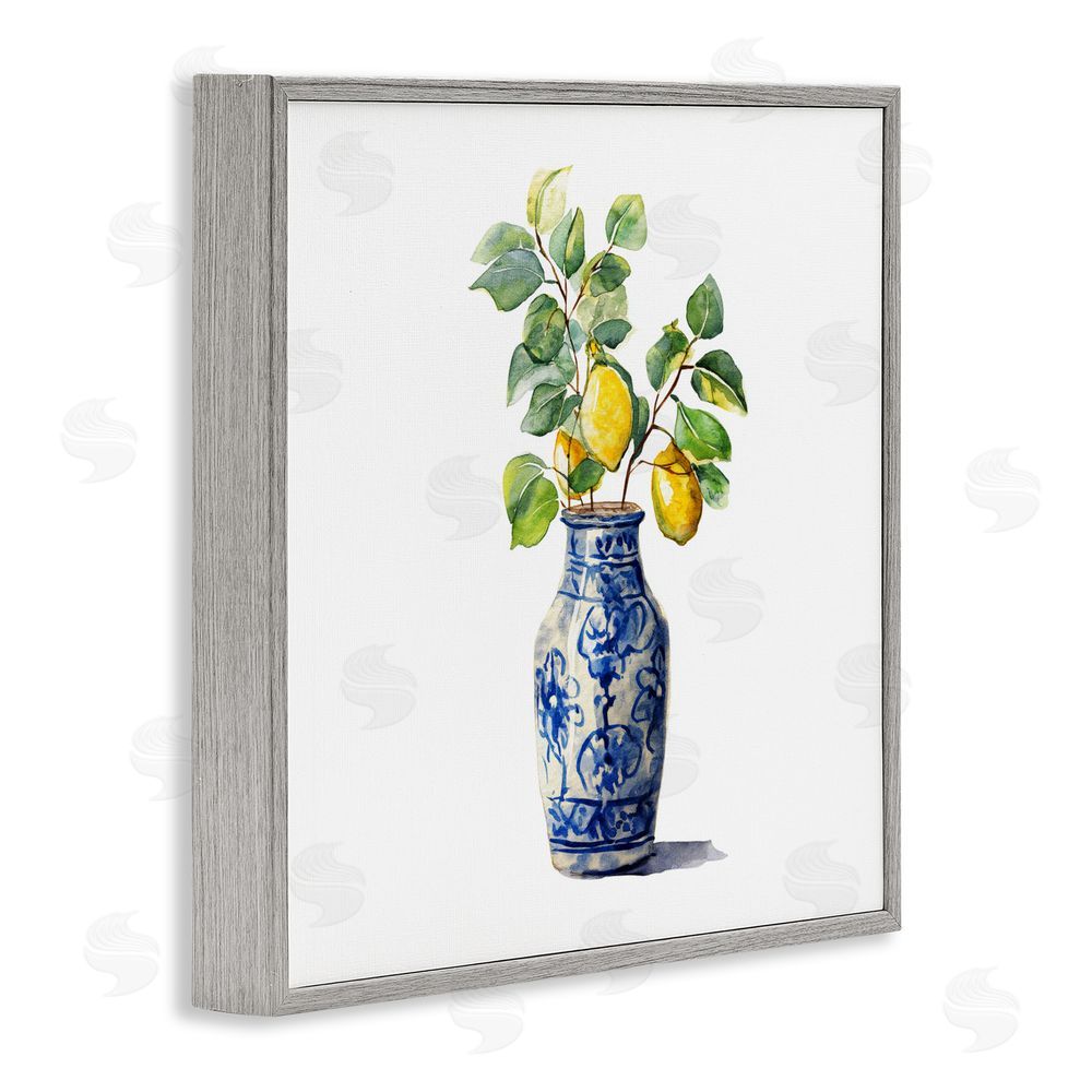 Svetlana Aleynikova Vase Of Sunshine Gray Framed Giclee Wall Art Print