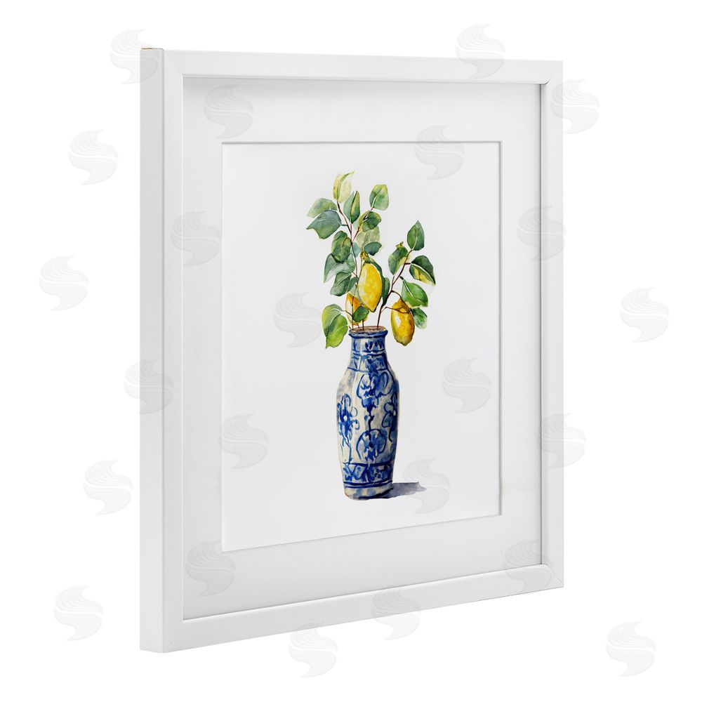 Svetlana Aleynikova Vase Of Sunshine White Framed Print Under Glass Wall Art