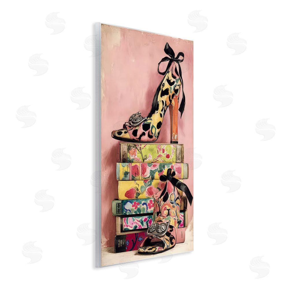 Annabelle Hall On My Feet Heels & Books Wall Plaque Art Print