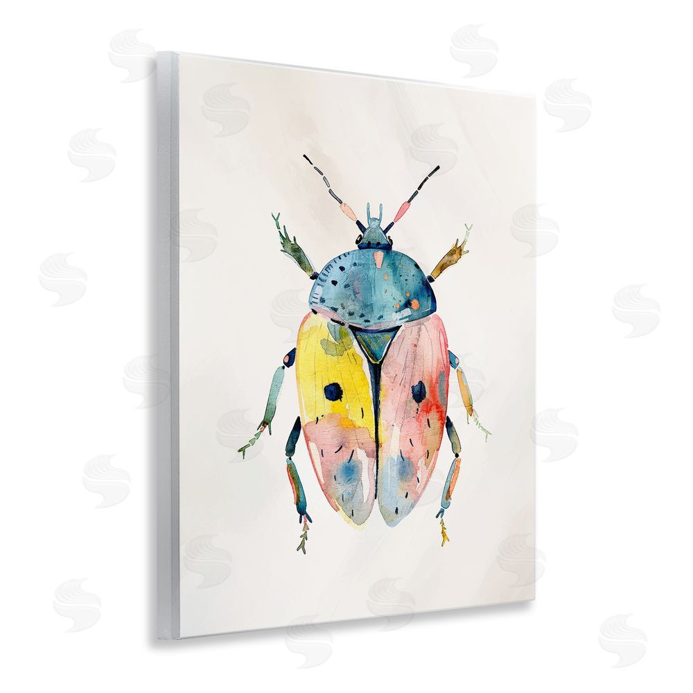 Kim Allen Whimsical Boho Beetle Wall Plaque Art Print