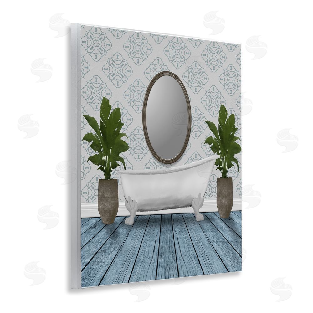 Marcus Prime Restful Wash Bathtub Wall Plaque Art Print