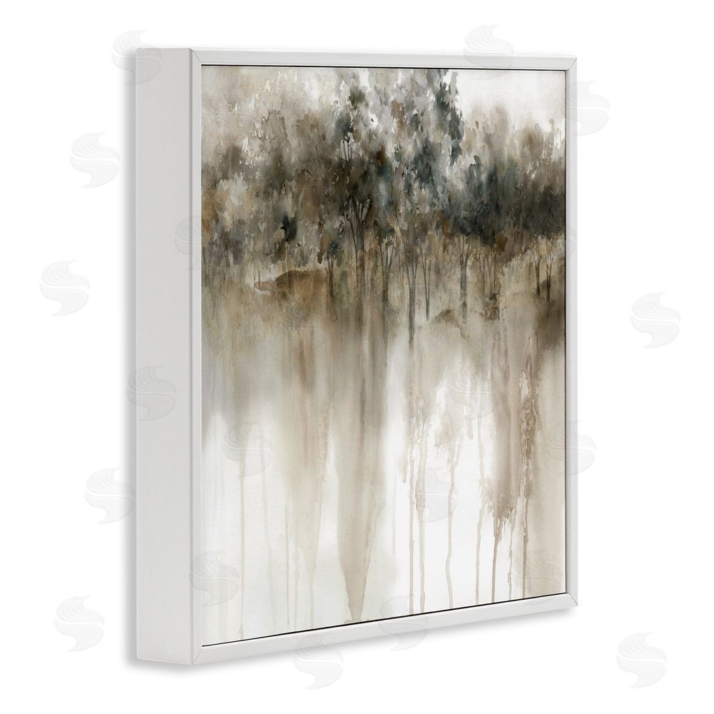 Carol Robinson Forest Edge Illusion White Framed Giclee Wall Art Print