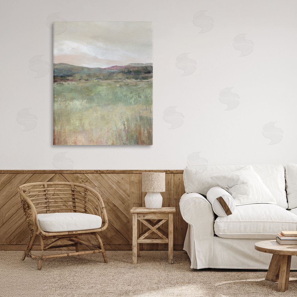 Carol Robinson Abstract Glimpse of Spring Stretched Canvas Wall Art in Room