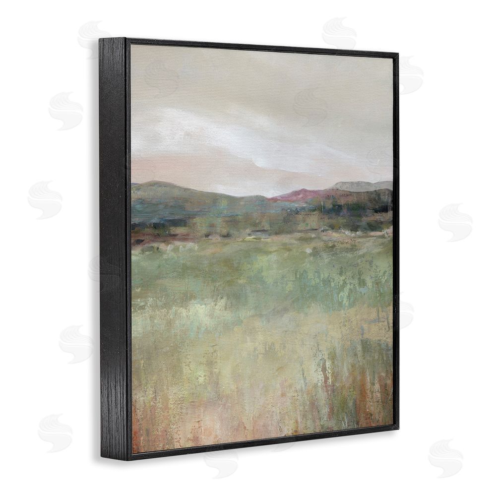 Carol Robinson Abstract Glimpse of Spring Black Framed Giclee Wall Art Print