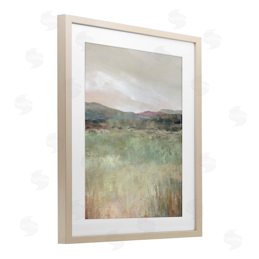Carol Robinson Abstract Glimpse of Spring Birch Framed Print Under Glass Wall Art