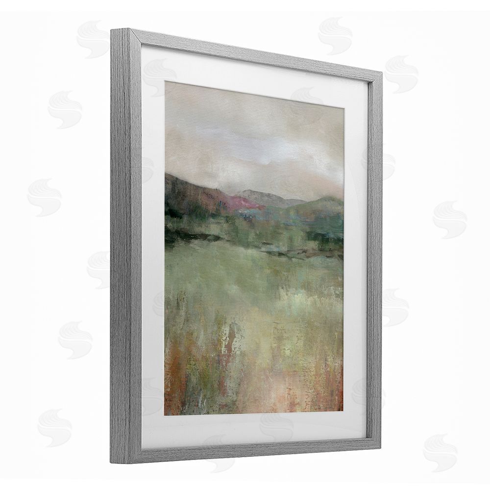 Carol Robinson Glimpse Of Spring Gray Framed Print Under Glass Wall Art