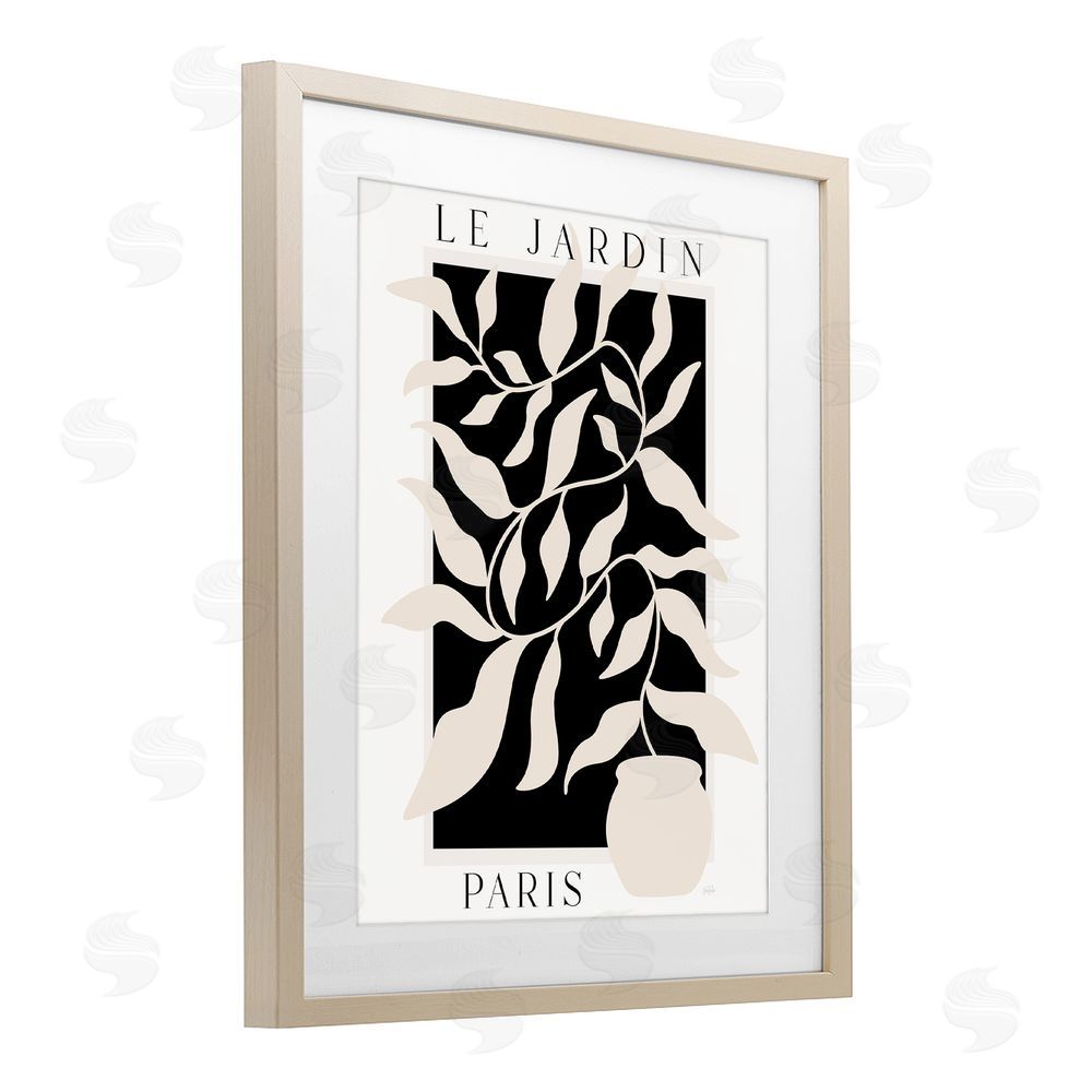 Natalie Carpentieri Le Jardin Paris Botanicals Birch Framed Print Under Glass Wall Art
