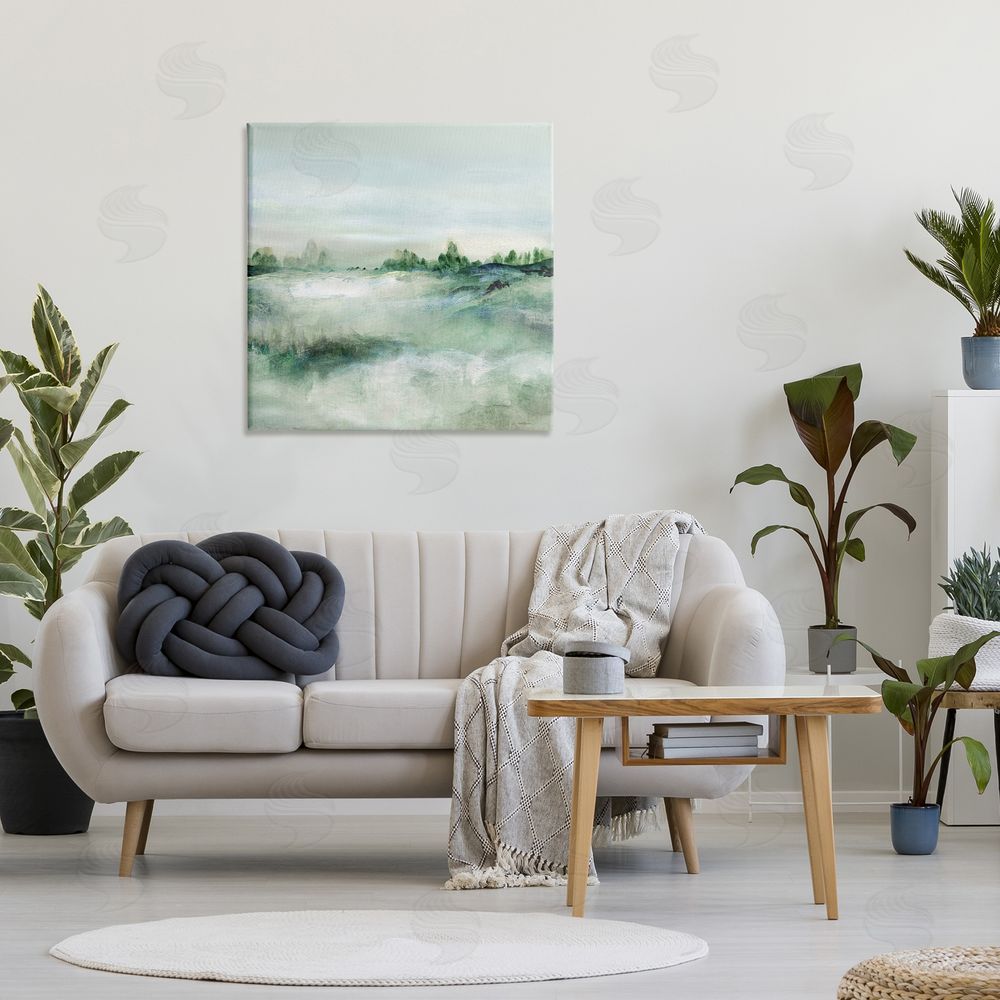 Carol Robinson Far Reaching Meadow Stretched Canvas Wall Art Print in Room
