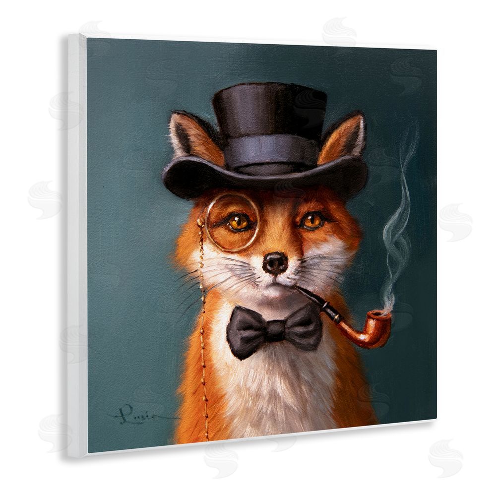 Lucia Heffernan Charming Dapper Fox Wall Plaque Art Print