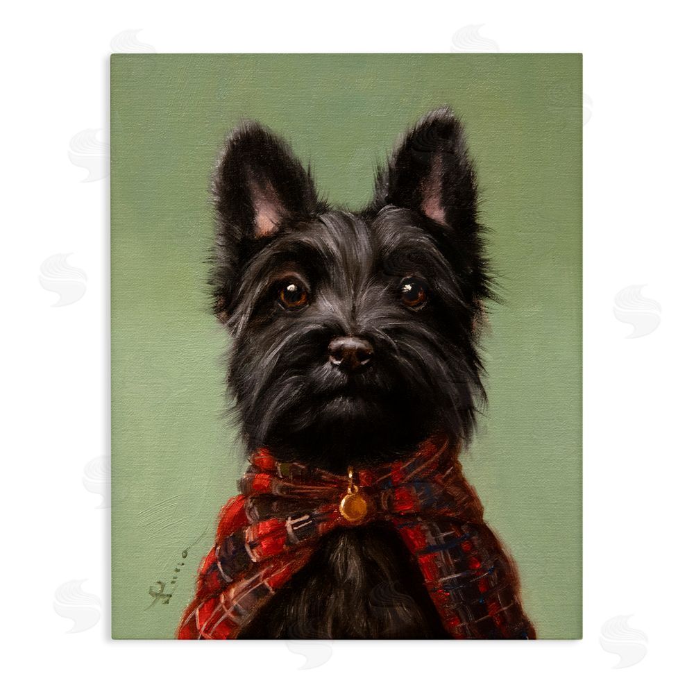 Lucia Heffernan The Scot Scottish Terrier Stretched Canvas Wall Art Print