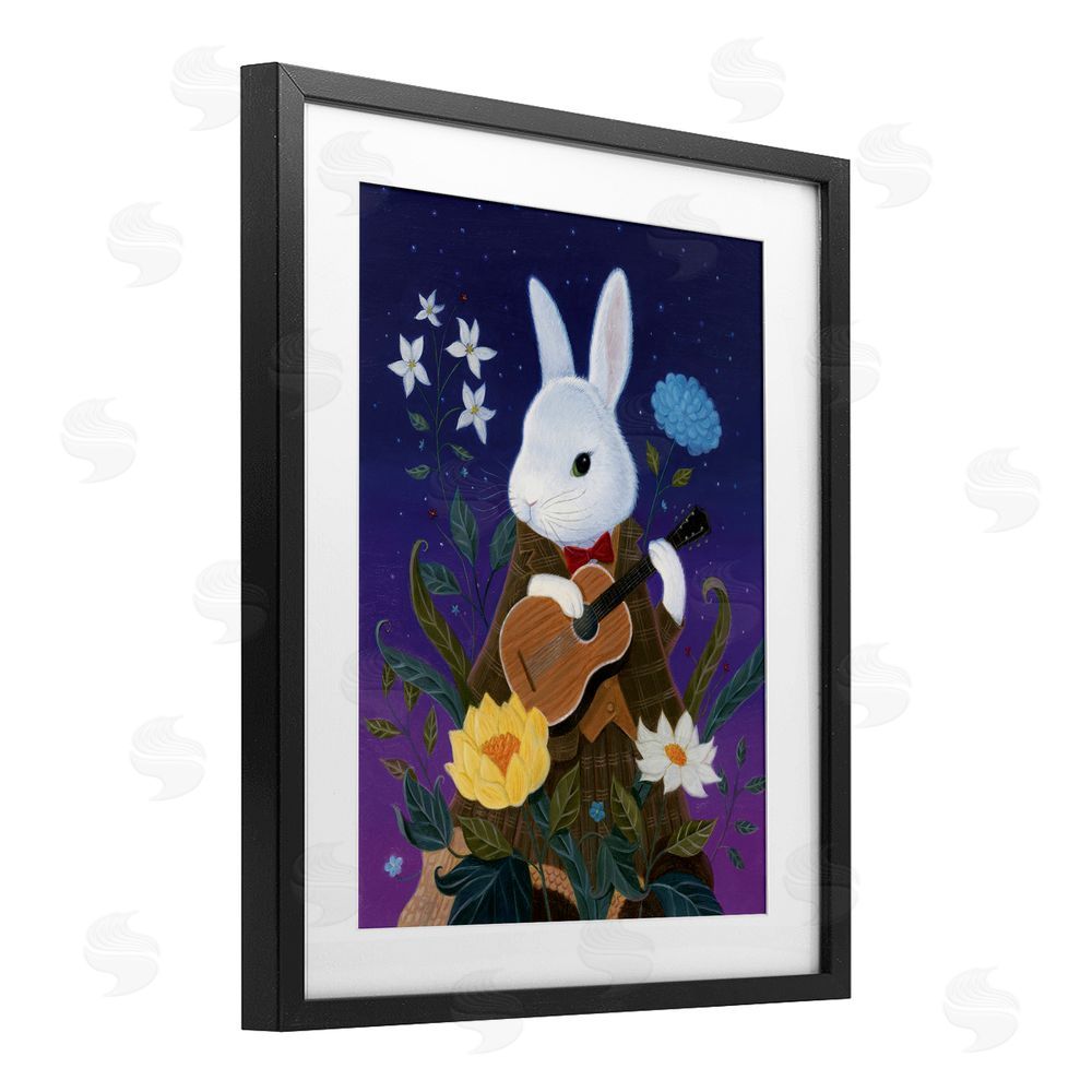Gina Matarazzo Maria Von Carrot Black Framed Print Under Glass Wall Art