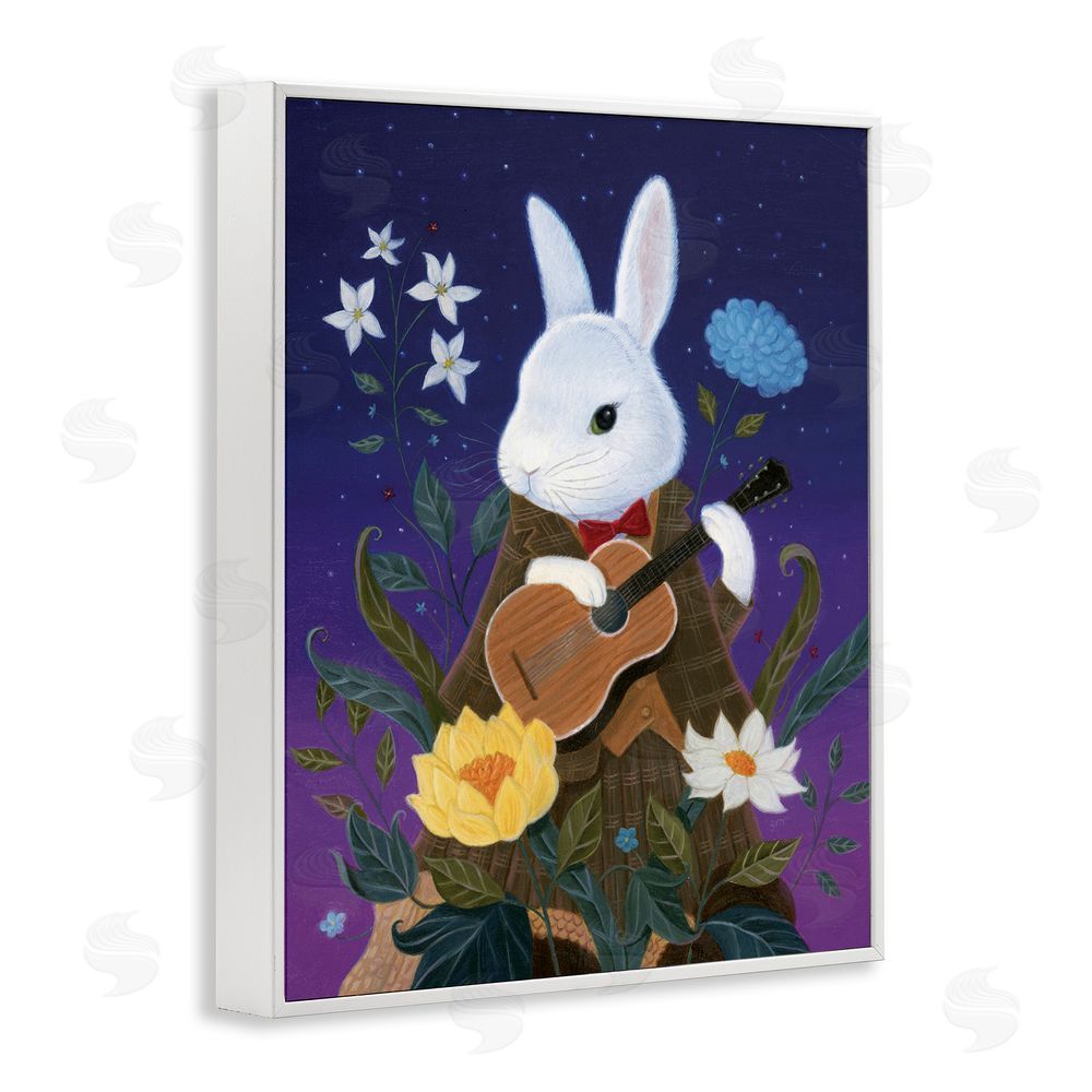 Gina Matarazzo Maria Von Carrot White Framed Giclee Wall Art Print