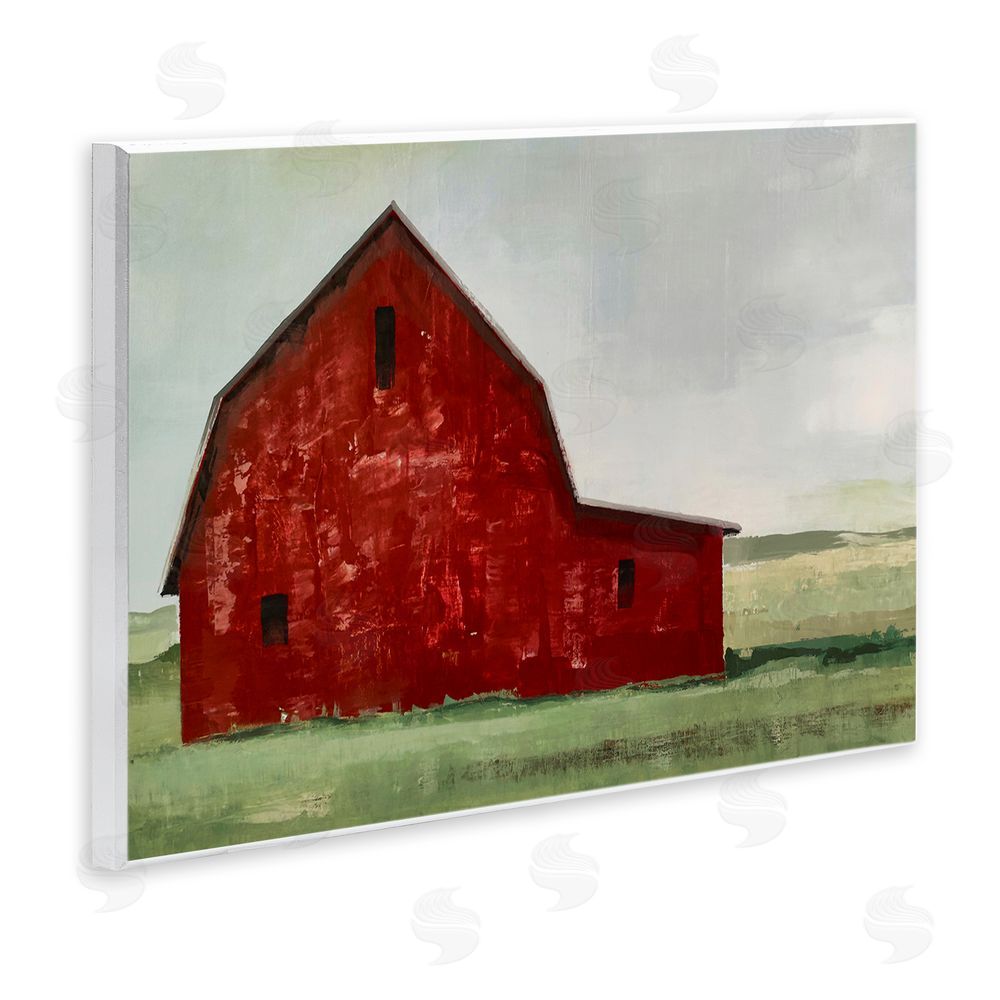 Max Maxx Red Weathered & Wise Barn Wall Plaque Art Print