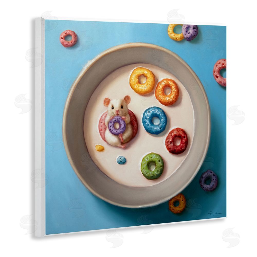 Lucia Heffernan Morning Dunk Cereal Mouse Wall Plaque Art Print