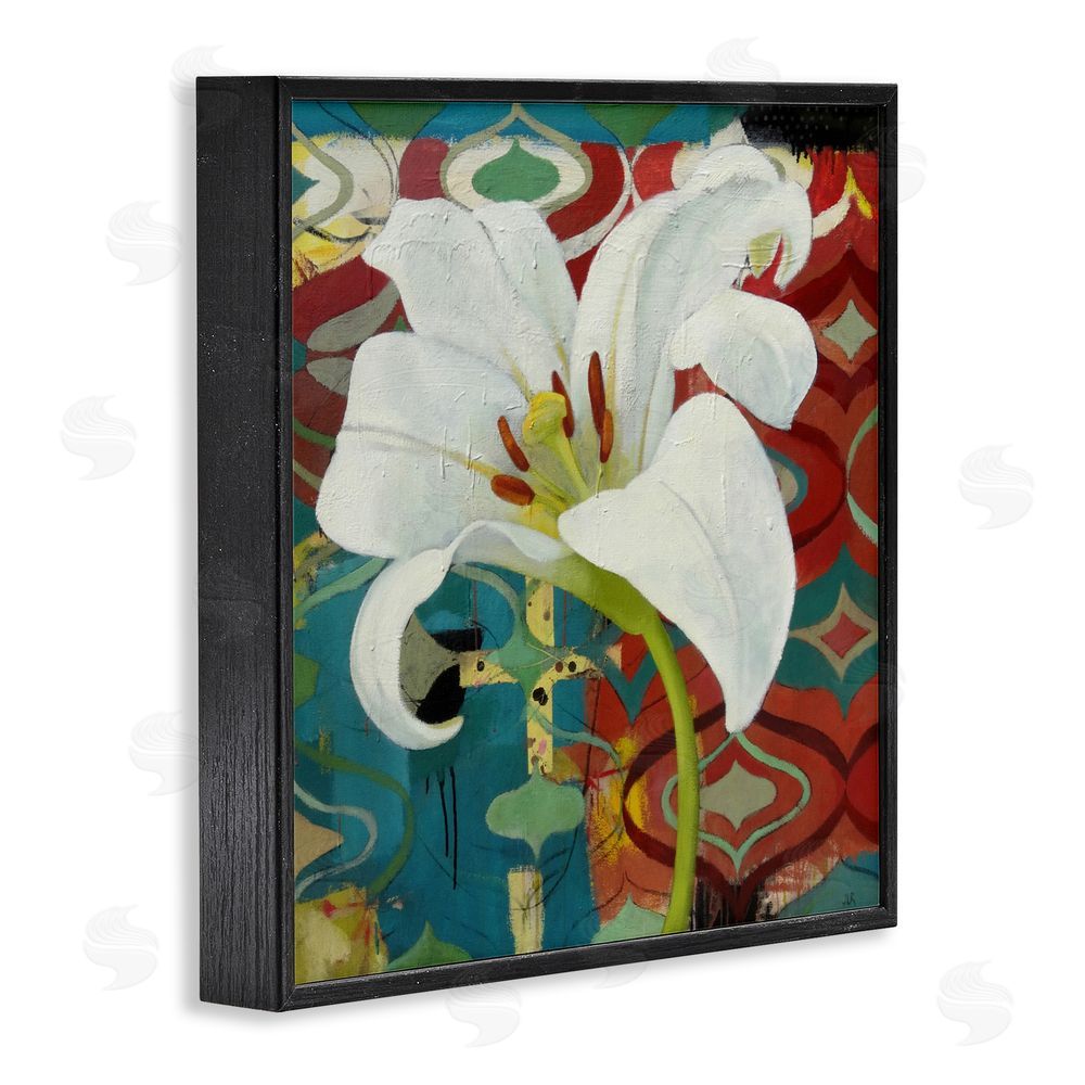 Pierre-Auguste Renoir In The Spotlight Lily Black Framed Giclee Wall Art Print